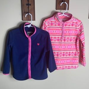 Osh Kosh B'Gosh Long Sleeve Fleece Top Bundle